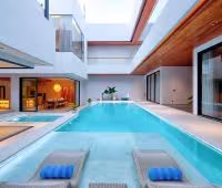 Villa Brandon, Privates Schwimmbad